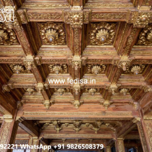 Wooden Ceiling Design False Ceiling Design For Rectangular Living Room With Two Fans No-4515