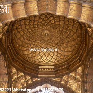 Wooden Ceiling Design Pop Design For Duplex Hall No-4527