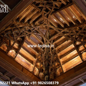 Wooden Ceiling Design Gypsum Ceiling Bedroom Design No-4530