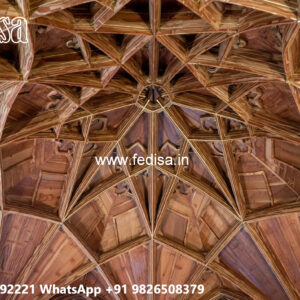 Wooden Ceiling Design Ceiling Pop Fan Box Design No-4537