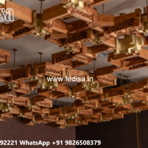 Wooden Ceiling Design Hall Simple Pop Design No-4567