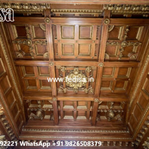 Wooden Ceiling Design Pop Bharti Design No-4583