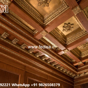Wooden Ceiling Design Roof Ceiling Pop Design No-4590