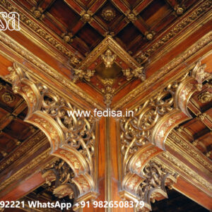 Wooden Ceiling Design Plus Minus Pop Design For Guest Room No-4623