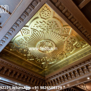 Wooden Ceiling Design Pop Tv Unit Wall Design No-4626