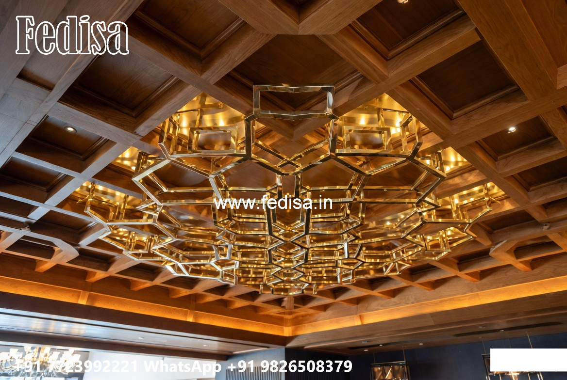 Wooden Ceiling Design Acrylic False Ceiling Design No-4650