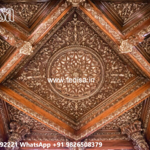 Wooden Ceiling Design Pop Ceiling Arch Design No-4673
