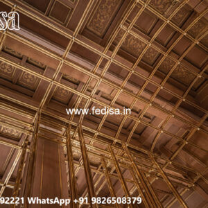 Wooden Ceiling Design Lenter Pop Design No-4680