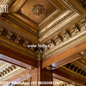 Wooden Ceiling Design Om Pop Design No-4682
