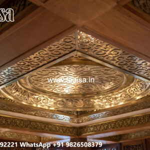 Wooden Ceiling Design House Hall Pop Design No-4723