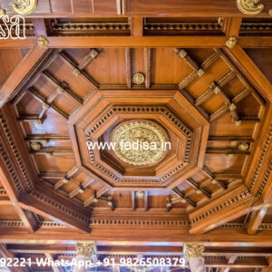 Wooden Ceiling Design Pop Slab Design No-4725