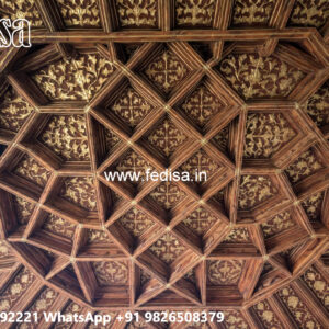 Wooden Ceiling Design Roof Down Ceiling Design No-4731