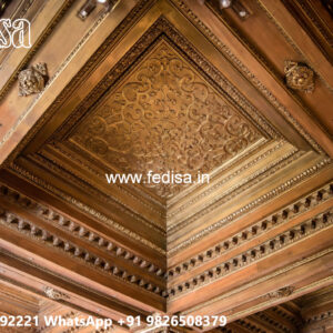 Wooden Ceiling Design Pop Dizain Room No-4740
