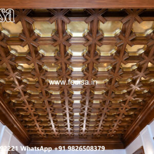 Wooden Ceiling Design Kamre Ki Chhat Ki Design No-4756
