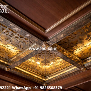 Wooden Ceiling Design Room Pop Design Color No-4782