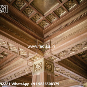 Wooden Ceiling Design False Ceiling Net Design No-4802