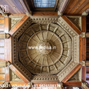 Wooden Ceiling Design Pop Hall Design Latest No-4807