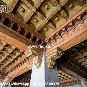 Wooden Ceiling Design Pop Fancy Design No-4822