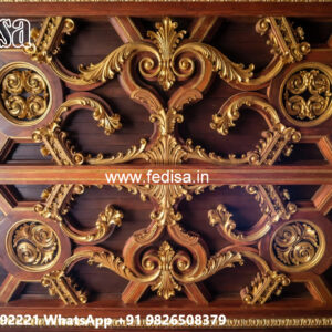 Wooden Ceiling Design Top Gypsum Ceiling Design No-4879