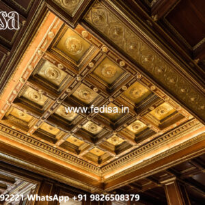Wooden Ceiling Design False Ceiling Wallpaper Design No-4883