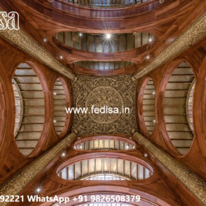 Wooden Ceiling Design Pop Cornice Beading Design No-4908
