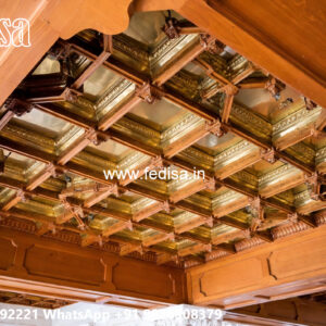 Wooden Ceiling Design Ceiling Pop New Design No-4910
