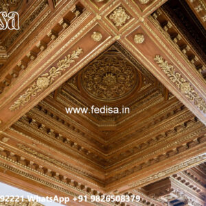 Wooden Ceiling Design Rectangle False Ceiling No-4914