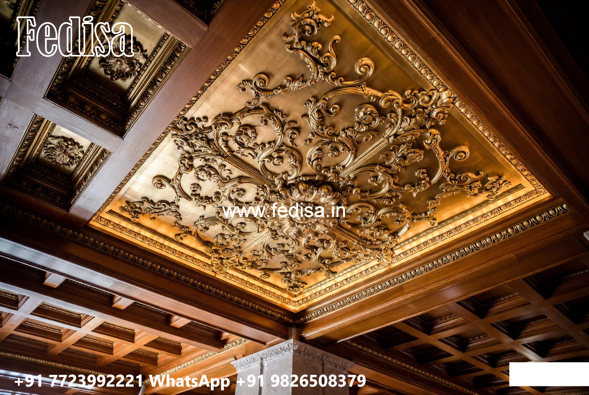 Wooden Ceiling Design Simple False Ceiling Design With Fan No-4945