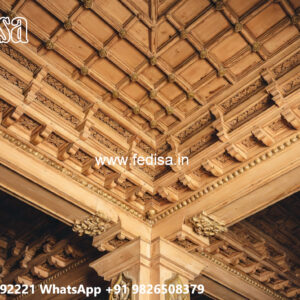 Wooden Ceiling Design Pop Design Simple Minus Plus No-4950