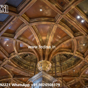 Wooden Ceiling Design Pop Design Star No-4951
