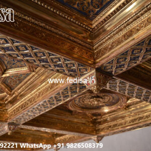 Wooden Ceiling Design Cornice Molding Pop Design No-4981