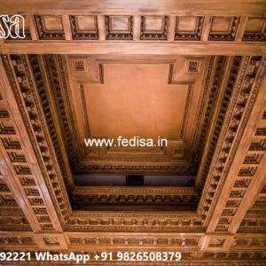 Wooden Ceiling Design Pop Small Flower Design No-4992