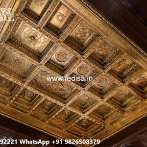 Wooden Ceiling Design Pop Design For Front Wall No-4995