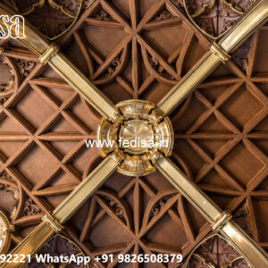 Wooden Ceiling Design Pop Phool Color No-5005