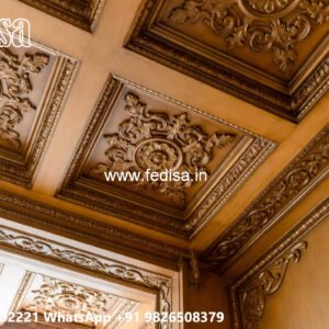 Wooden Ceiling Design Outside Pop Design No-5014