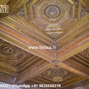 Wooden Ceiling Design Pop Line Design No-5036
