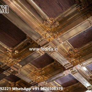 Wooden Ceiling Design Ceiling Design In Plaster No-5039