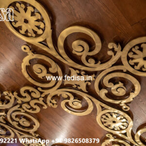 Wooden Ceiling Design Cement Pop Simple Design No-5050