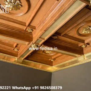 Wooden Ceiling Design Pop Ka Dijain No-5057