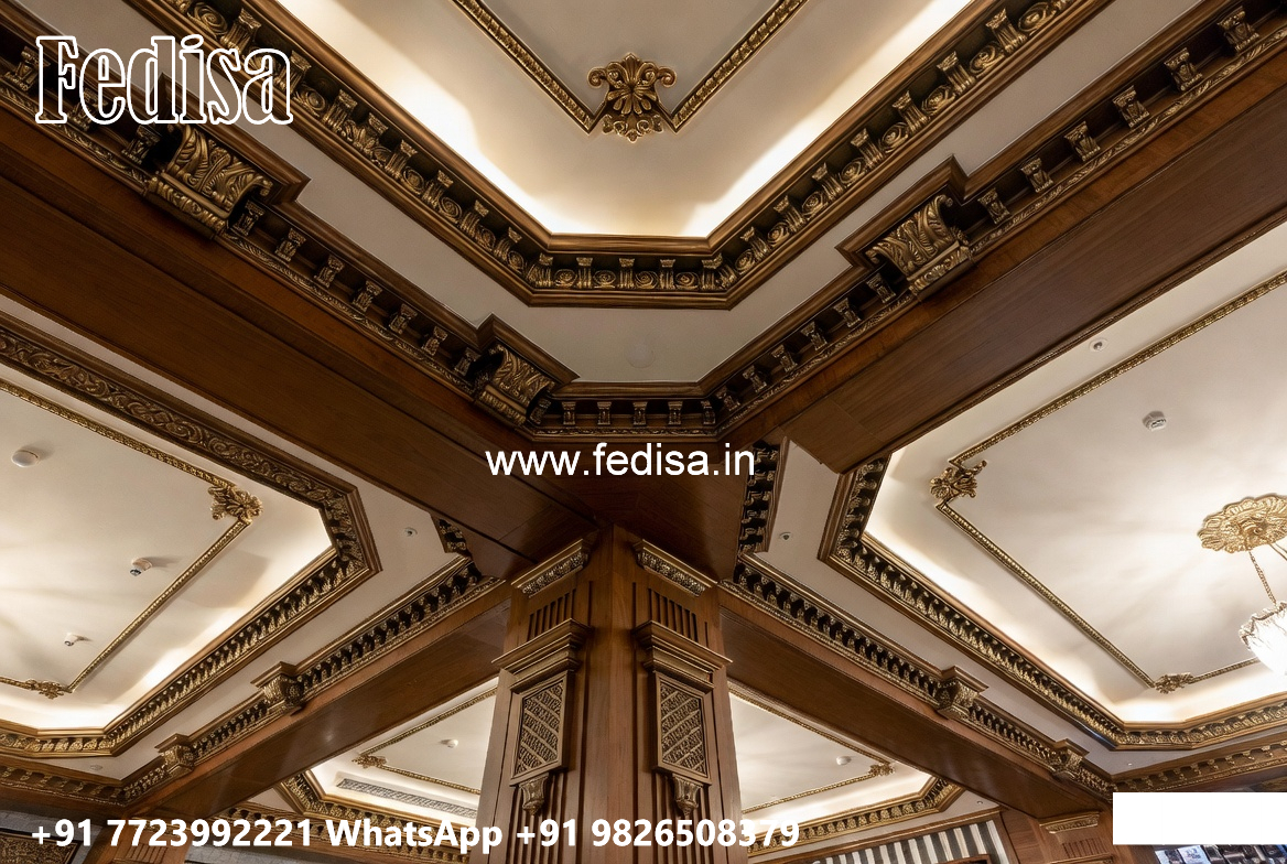 Wooden Ceiling Design Sober False Ceiling Design No-5084