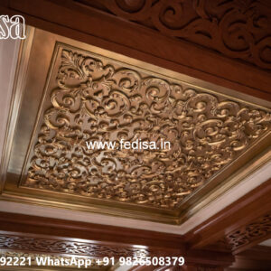 Wooden Ceiling Design Pop 3d Wall Design No-5087