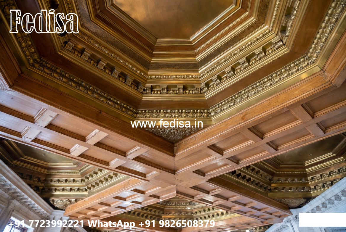 Wooden Ceiling Design New Pop Plus Minus Design No-5090