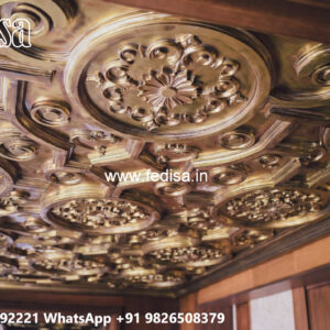 Wooden Ceiling Design Pop Ke Minus Plus Design No-5115