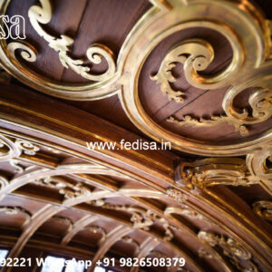 Wooden Ceiling Design Pop Design Bedroom Plus Minus No-5124