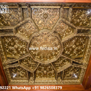 Wooden Ceiling Design Pop Gypsum Ceiling Design No-5127