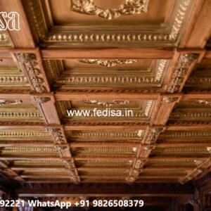 Wooden Ceiling Design Pop Design For Hall With Price No-5140