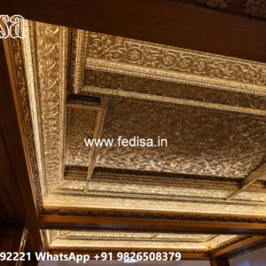 Wooden Ceiling Design False Ceiling Design For L Shaped Hall No-5159