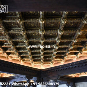 Wooden Ceiling Design False Ceiling Design Square No-5169