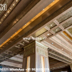 Wooden Ceiling Design Hand Pop Design No-5174