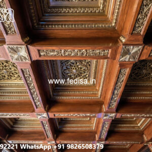 Wooden Ceiling Design Pop Design For Hall And Dining Room No-5188